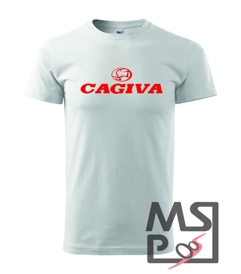 Tričko s motívom Cagiva 01