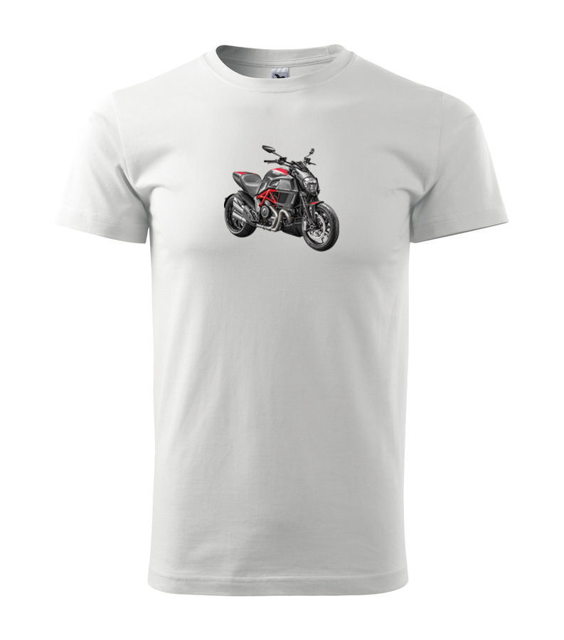 Pánske tričko s moto motívom 217 Ducati Diavel