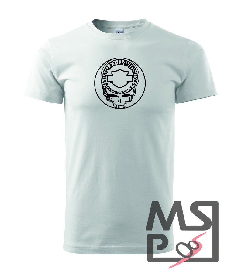 Pánske tričko s moto motívom Harley