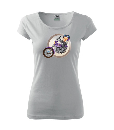 Dámske tričko s moto motívom 29 Chopper