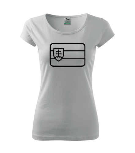 Dámske tričko s moto motívom 226 Slovensko