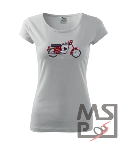 Dámske tričko s moto motívom 242 Jawa