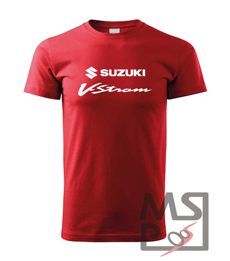 Pánske tričko s moto motívom Suzuki V-Strom 2