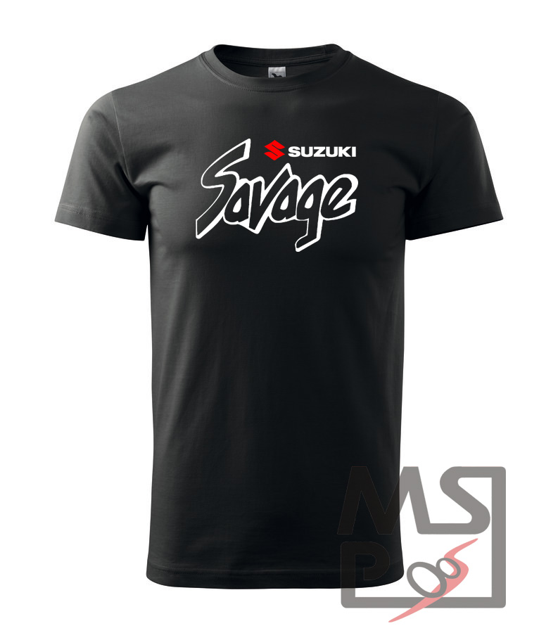 Pánske tričko MSP moto motív Suzuki Savage