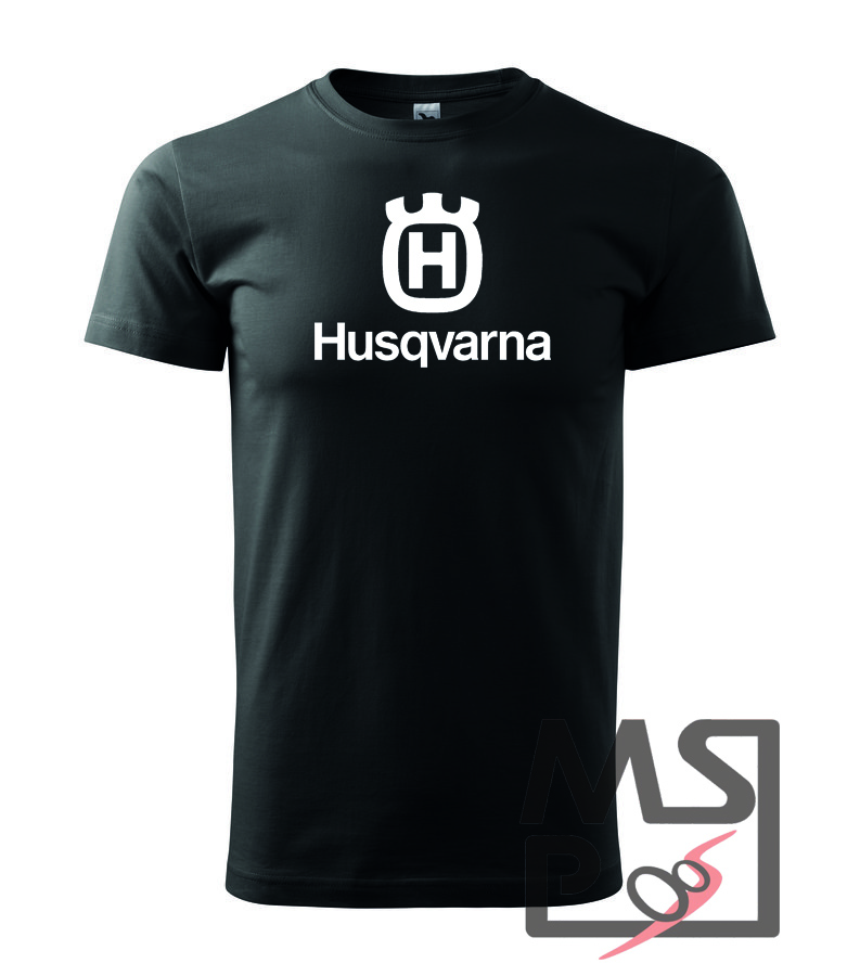 Tričko s motívom Husqvarna