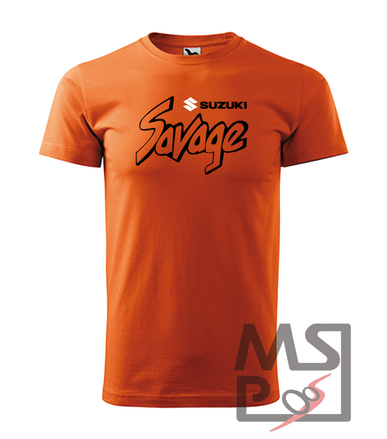 Pánske tričko MSP moto motív Suzuki Savage