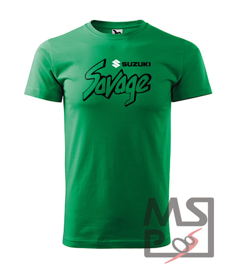 Pánske tričko MSP moto motív Suzuki Savage