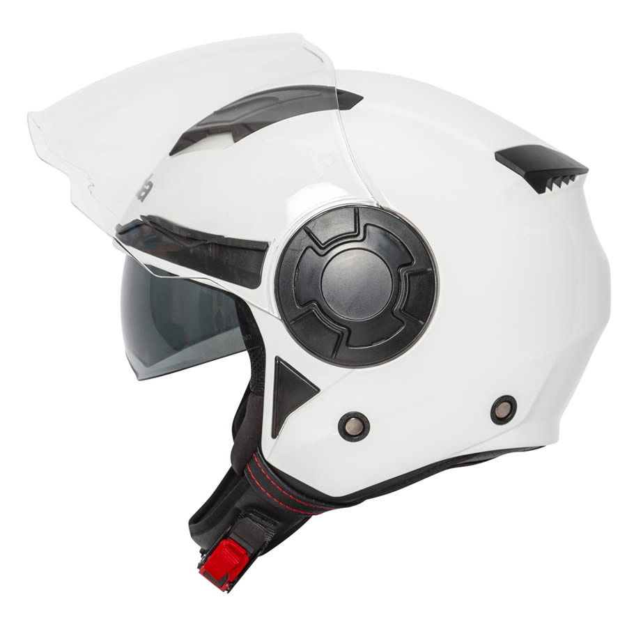 SPADA Prilba LYCAN XL jet biela DVS