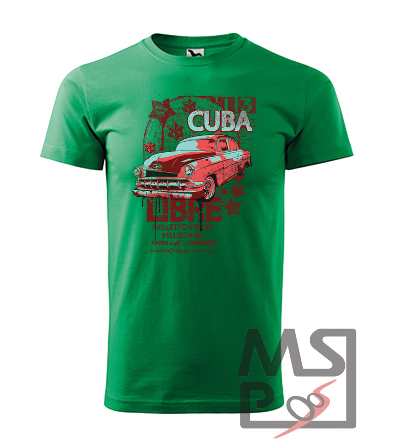 Pánske tričko auto motív 083 Cuba