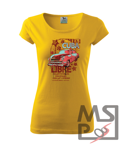 Dámske tričko s motívom 083 Cuba