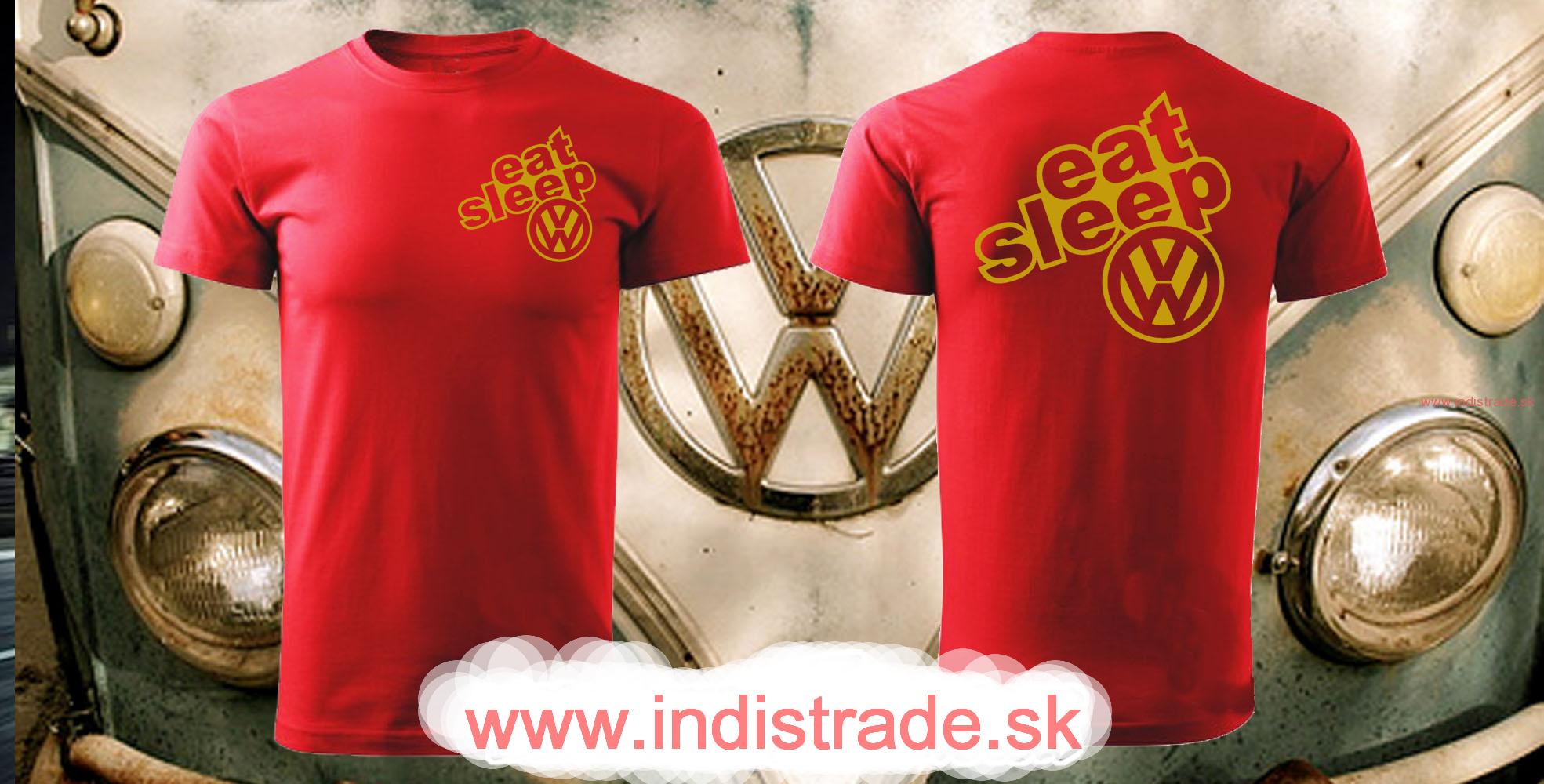 Pánske tričko Eat Sleep VW