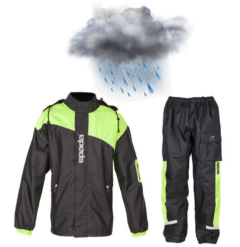 Spada Nepremok Nohavice AQUA XS čierna neón