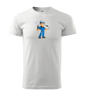 Pánske tričko s motívom 078 Mechanik