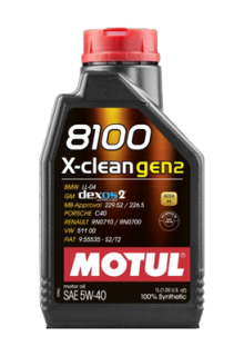 MOTUL 8100 X-Clean gen2 5W40 1L