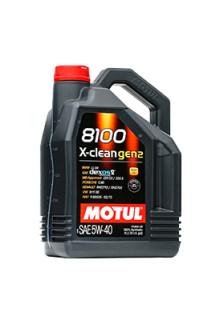 MOTUL 8100 X-Clean gen2 5W40 5L