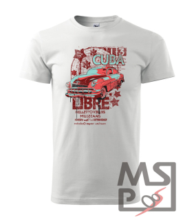 Pánske tričko auto motív 083 Cuba