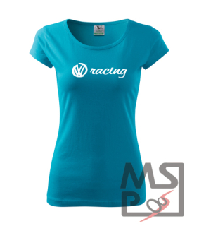Dámske tričko s motívom 084 VW Racing