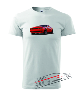 Pánske tričko MSP auto motív 024 Dodge challenger