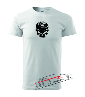 Pánske tričko MSP auto motív 030 BMW lebka