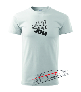 Pánske tričko MSP auto motív 052 Eat sleep JDM