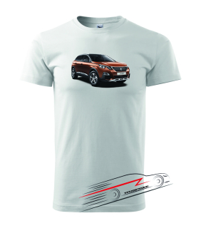 Pánske tričko MSP auto motív 067 Peugeot 3008